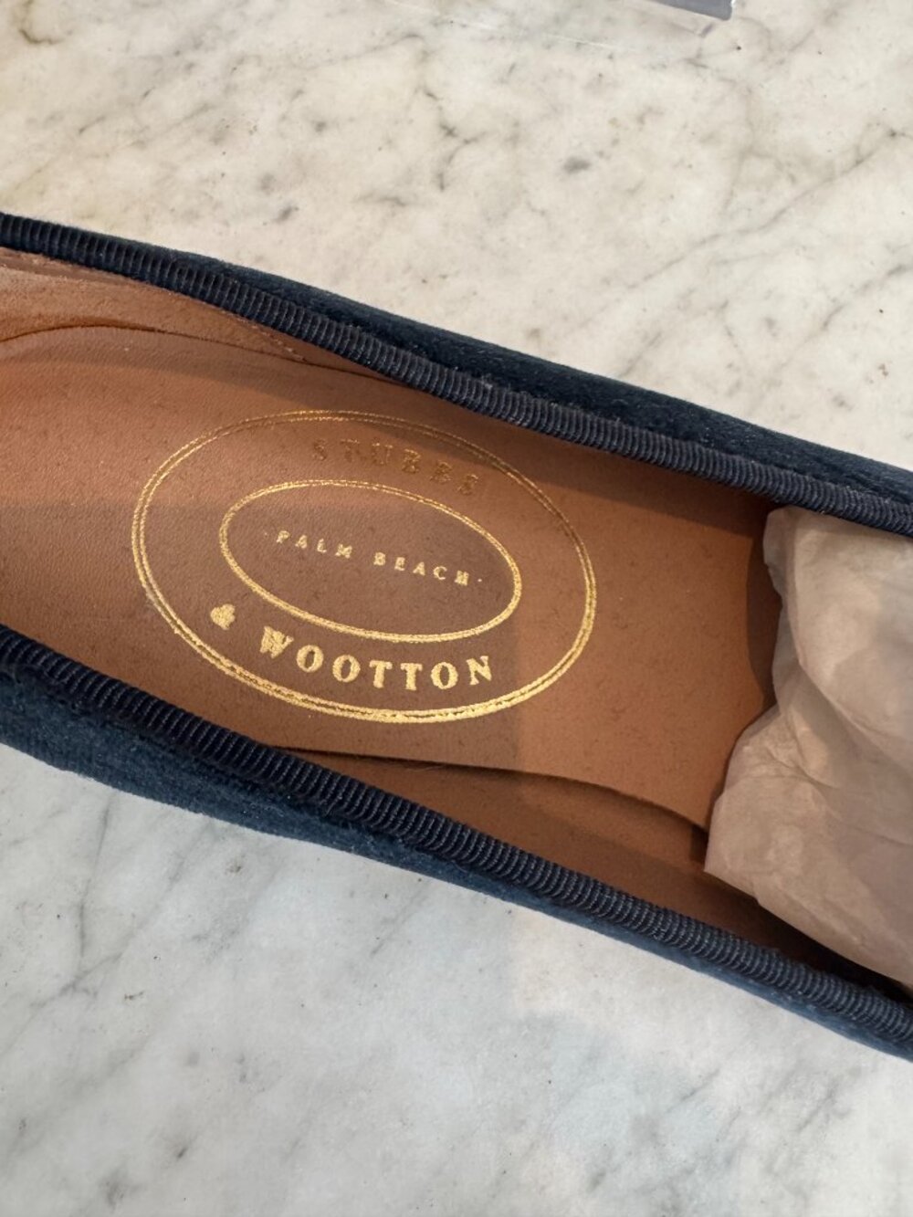 Stubbs and Wootton Pollock Velvet Shoes-Never Worn - Picture 6 of 6